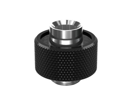 PrimoChill SecureFit SX - Premium Compression Fitting For 1/2in ID x 3/4in OD Flexible Tubing (F-SFSX34) - Available in 20+ Colors, Custom Watercooling Loop Ready - PrimoChill - KEEPING IT COOL Satin Black