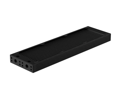 PrimoChill 360SL (30mm) EXIMO Modular Radiator, Black POM, 3x120mm, Triple Fan (R-SL-BK36) Available in 20+ Colors, Assembled in USA and Custom Watercooling Loop Ready - PrimoChill - KEEPING IT COOL TX Matte Black