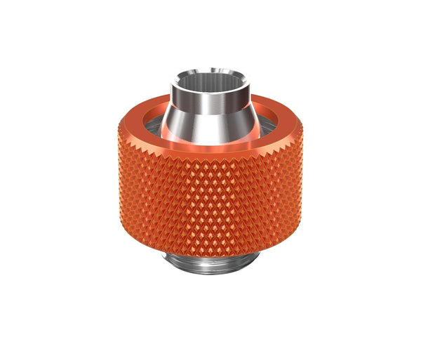 PrimoChill SecureFit SX - Premium Compression Fitting For 3/8in ID x 5/8in OD Flexible Tubing (F-SFSX58) - Available in 20+ Colors, Custom Watercooling Loop Ready - PrimoChill - KEEPING IT COOL Candy Copper