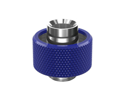 PrimoChill SecureFit SX - Premium Compression Fitting For 1/2in ID x 3/4in OD Flexible Tubing (F-SFSX34) - Available in 20+ Colors, Custom Watercooling Loop Ready - PrimoChill - KEEPING IT COOL True Blue