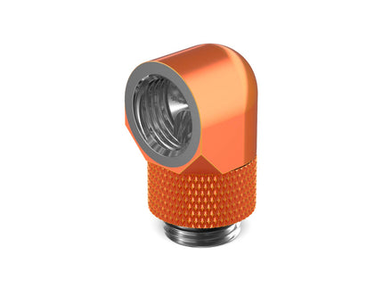 PrimoChill Male to Female G 1/4in. 90 Degree SX Rotary Elbow Fitting - PrimoChill - KEEPING IT COOL Candy Copper