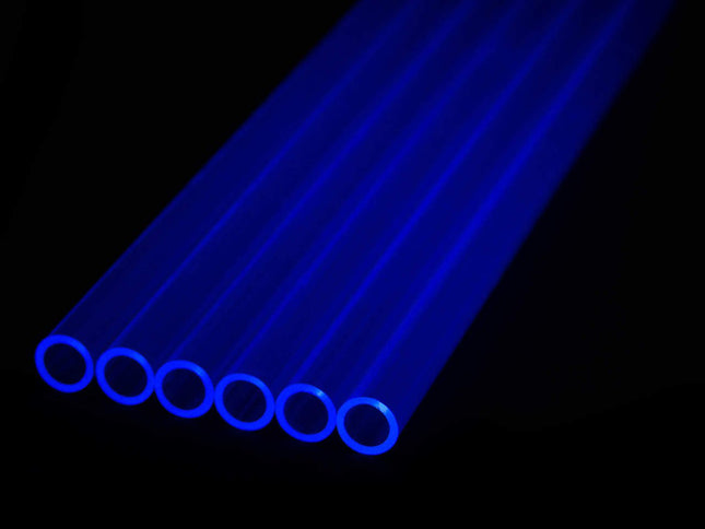 PrimoChill 1/2in. OD Rigid PETG Tube – 6 x 30in. – UV Blue - PrimoChill - KEEPING IT COOL