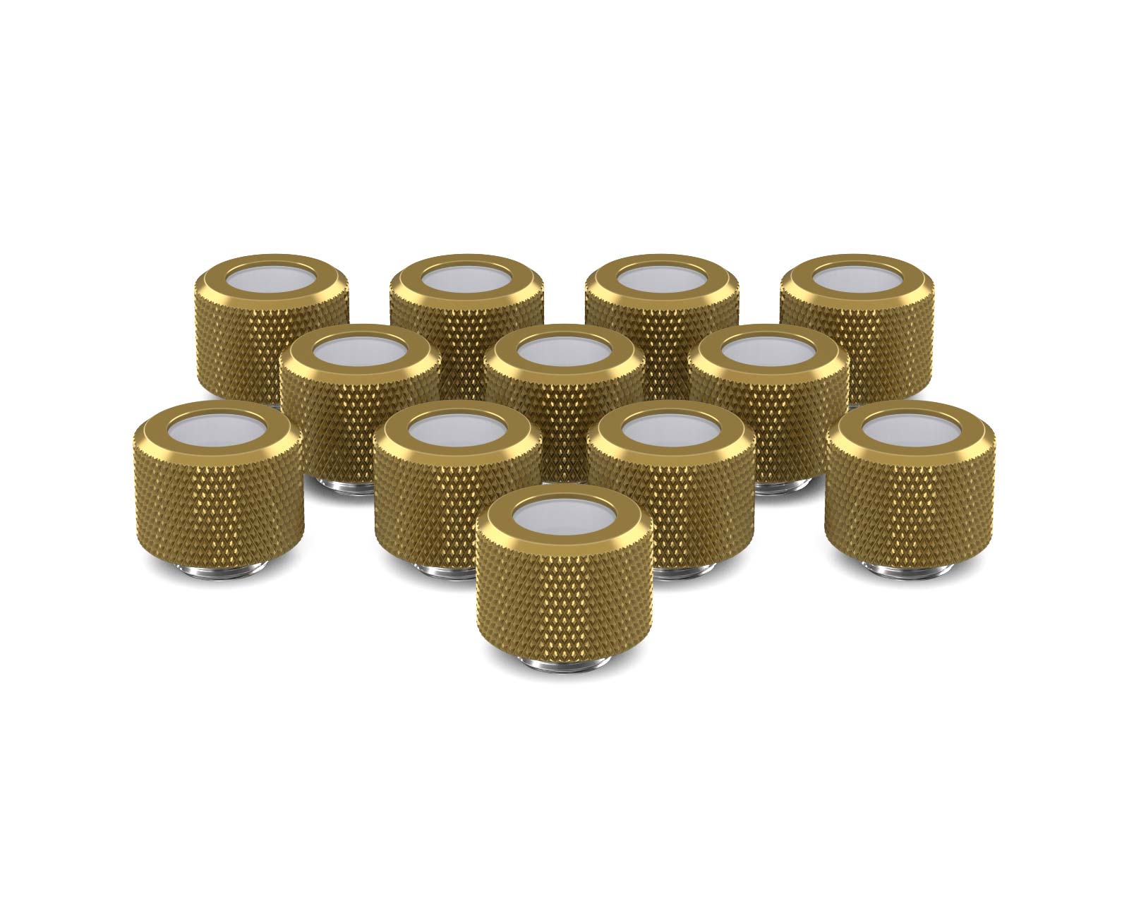 PrimoChill 12mm OD Rigid SX Fitting - 12 Pack - PrimoChill - KEEPING IT COOL Candy Gold