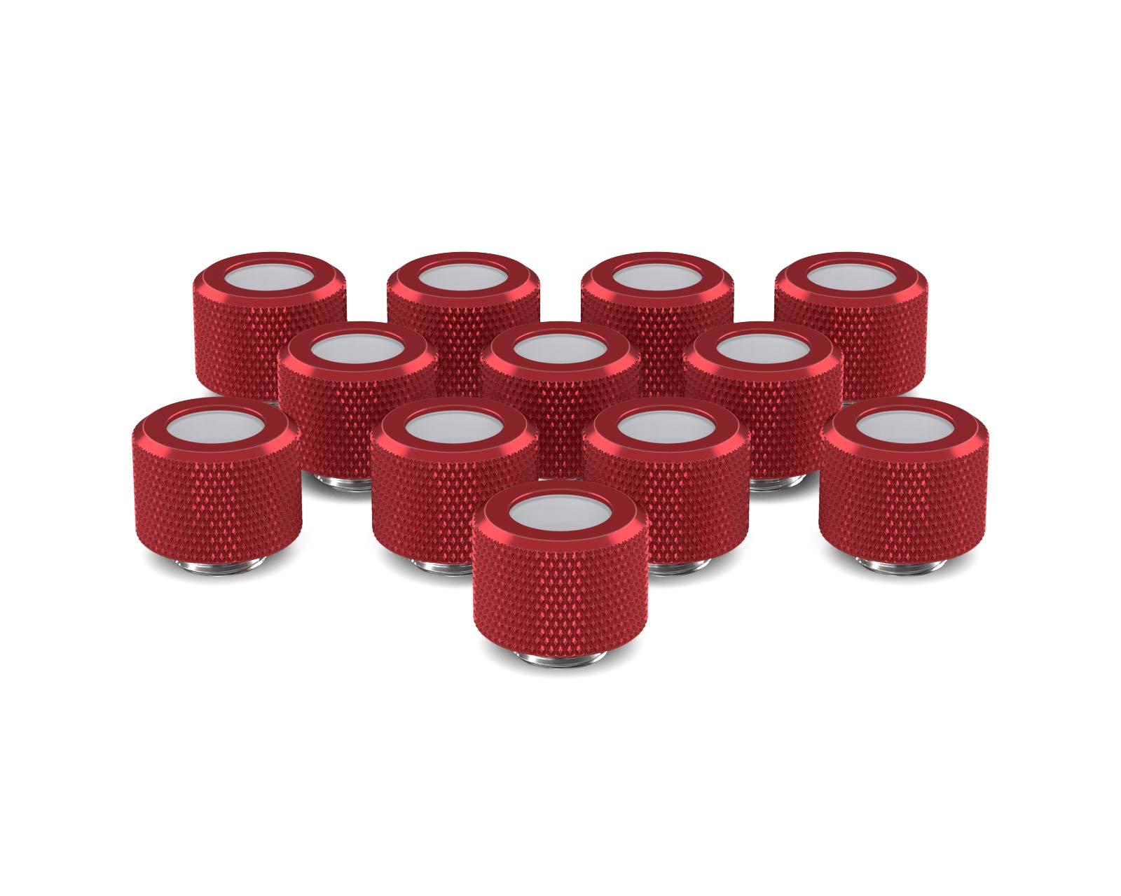 PrimoChill 12mm OD Rigid SX Fitting - 12 Pack - PrimoChill - KEEPING IT COOL Candy Red