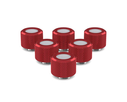 PrimoChill 12mm OD Rigid SX Fitting - 6 Pack - PrimoChill - KEEPING IT COOL Candy Red