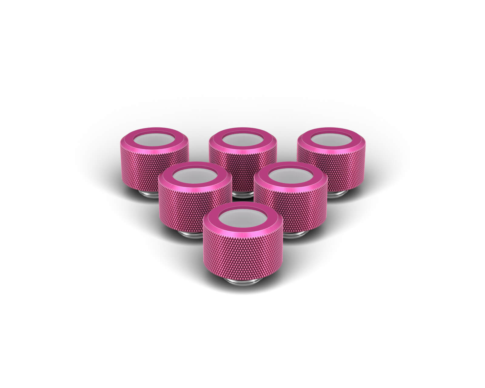 PrimoChill 14mm OD Rigid SX Fitting - 6 Pack - PrimoChill - KEEPING IT COOL Candy Pink