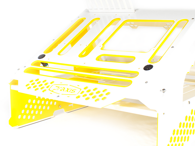 Praxis WetBench Accent Kit - Solid Yellow PMMA - PrimoChill - KEEPING IT COOL