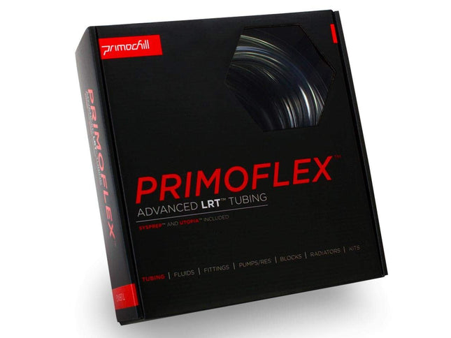 PrimoFlex Advanced LRT Soft Flexible Tubing -1/2in.ID x 3/4in.OD, 10 feet - PrimoChill - KEEPING IT COOL Crystal Clear