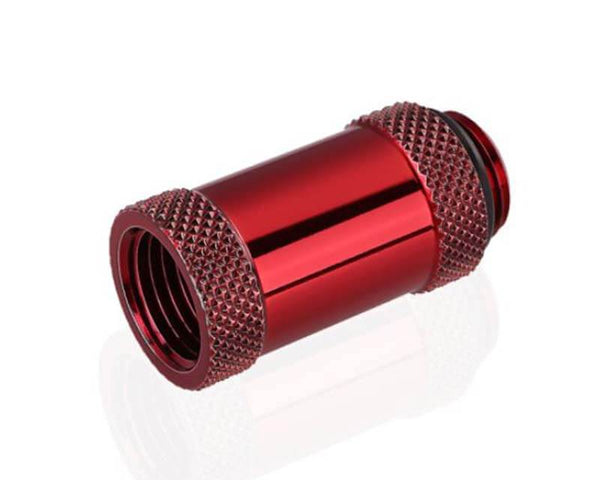 Bykski G 1/4in. Male/Female Extension Coupler - 30mm (B-EXJ-30) - PrimoChill - KEEPING IT COOL Red