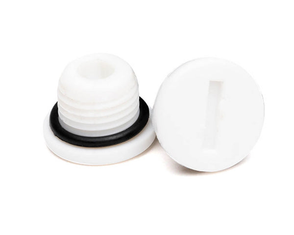 PrimoChill G1/4 Plastic Plug - White - 2 Pack - PrimoChill - KEEPING IT COOL