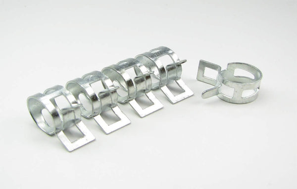 PrimoChill 5/8in. Zinc Plated Spring Hose Clamp - Pack of 10 - SIlver - PrimoChill - KEEPING IT COOL