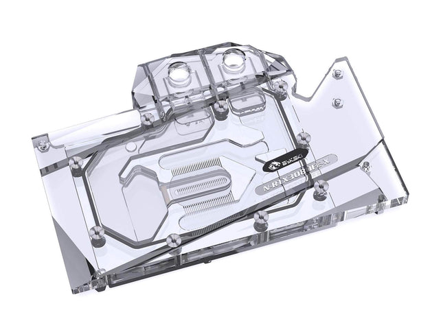 Bykski Full Coverage GPU Water Block and Backplate for RTX 3080 Founders Edition (N-RTX3080FE-X) - PrimoChill - KEEPING IT COOL Clear
