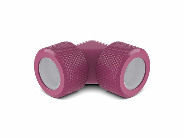 PrimoChill 16mm Rigid SX 90 Degree Fitting Set - PrimoChill - KEEPING IT COOL Magenta