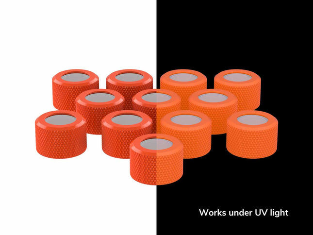 PrimoChill RMSX Replacement Cap Switch Over Kit - 14mm - PrimoChill - KEEPING IT COOL UV Orange