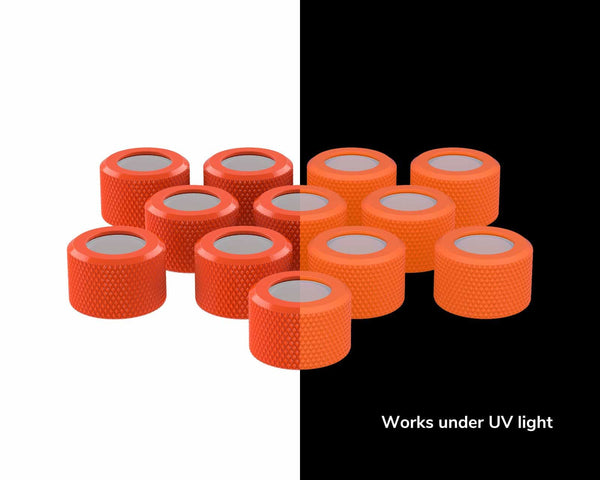 PrimoChill RMSX Replacement Cap Switch Over Kit - 14mm - PrimoChill - KEEPING IT COOL UV Orange
