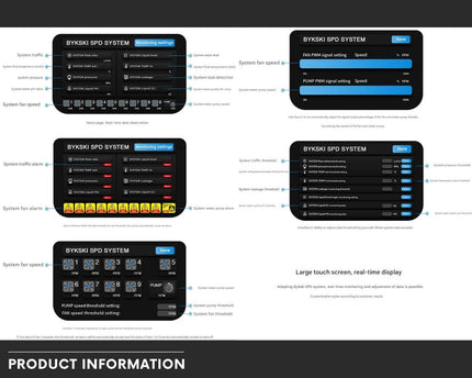 Bykski SPD 6U Rackmount Server Liquid Cooling Unit - 12 GPU Optimized Thermal Solution (B-180X2TK100-SPD-X)