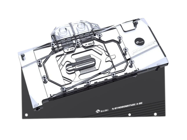 Bykski Full Coverage GPU Water Block and Backplate For ZOTAC GAMING GeForce RTX 4080 SUPER Trinity/OC Edition 16GB (N-ST4080SRTNOC-X)