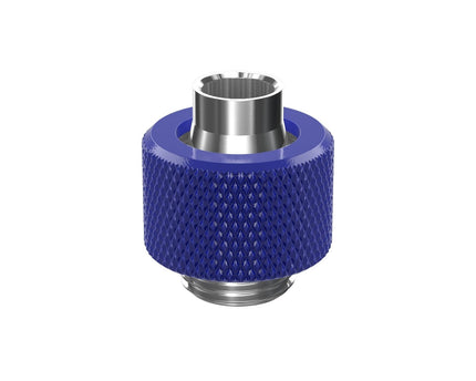 PrimoChill SecureFit SX - Premium Compression Fitting For 3/8in ID x 1/2in OD Flexible Tubing (F-SFSX12) - Available in 20+ Colors, Custom Watercooling Loop Ready - PrimoChill - KEEPING IT COOL True Blue