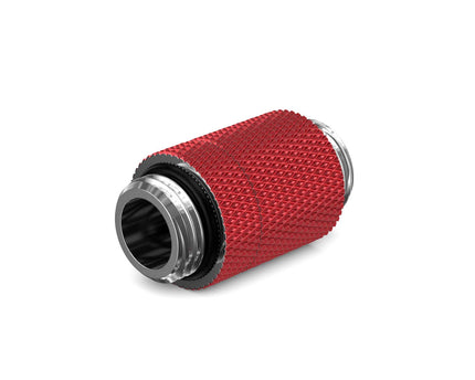 PrimoChill Dual Male G 1/4in. SX Rotary Extension Coupler - Candy Red