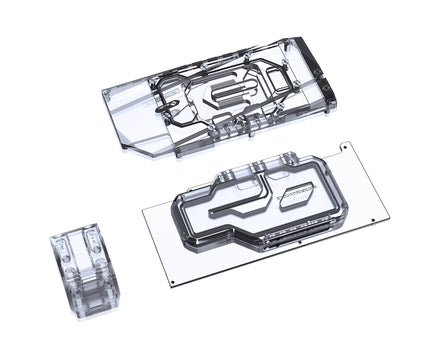 Bykski Full Coverage GPU Water Block w/ Integrated Active Backplate for Inno3D RTX 3090 Ice Dragon (N-ICH3090-TC)