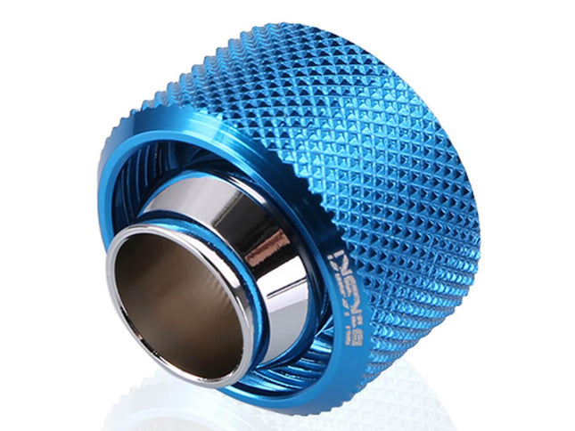Bykski Flex 13mm ID x 19mm OD Fitting - Blue (B-FT4-TK) - Blue