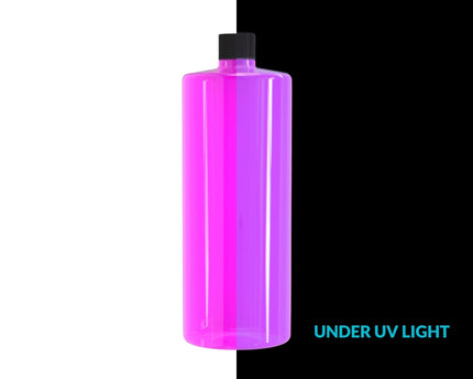 PrimoChill Base - Computer WaterCooling High Purity Deionized Water, No Protection, Add your Additives/Inhibitors, Proudly Made in The USA (32oz/.9L) - Transparent - UV Pink