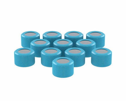 PrimoChill RMSX Replacement Cap Switch Over Kit - 12mm - Sky Blue