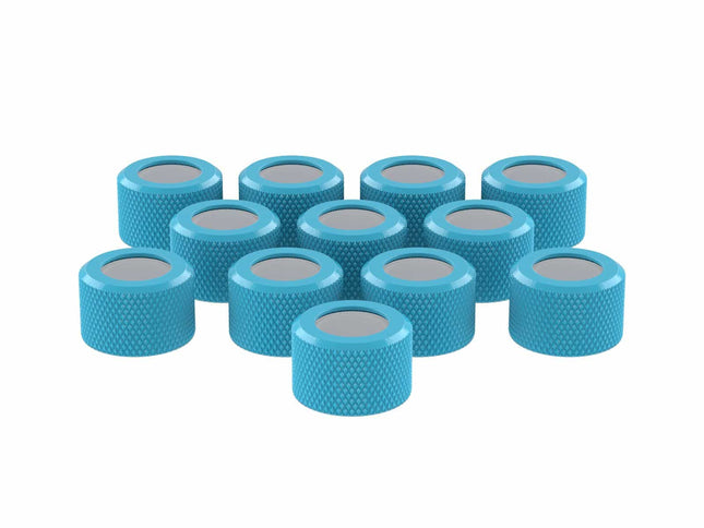 PrimoChill RMSX Replacement Cap Switch Over Kit - 12mm - Sky Blue