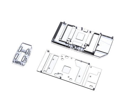 Bykski Full Coverage GPU Water Block w/ Integrated Active Backplate for Inno3D RTX 3090 Ice Dragon (N-ICH3090-TC)