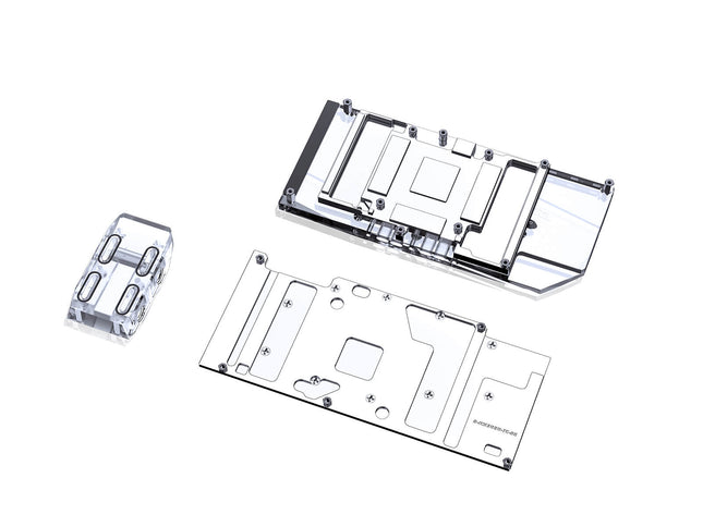 Bykski Full Coverage GPU Water Block w/ Integrated Active Backplate for Inno3D RTX 3090 Ice Dragon (N-ICH3090-TC)