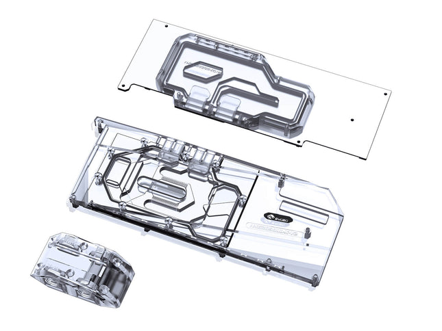 Bykski Full Coverage GPU Water Block w/ Integrated Active Backplate for Colorful iGame RTX 3090 (N-IG3090UL-TC)