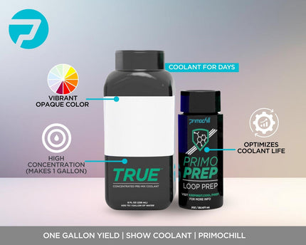 PrimoChill True Opaque - Computer WaterCooling Coolant, Concentrate, Solid/Non-Transparent, Full Protection, PrimoPrep Included, Proudly Made in the USA (Yields a Gallon of Coolant) - Sky White SX