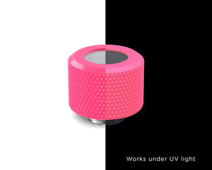 PrimoChill 12mm OD Rigid SX Fitting - UV Pink