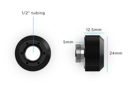 PrimoChill (Complete Kit) 6x 1/2 Inch PETG Tubes, 12x RSX Fitting, Bending Jig/Kit, Cutter and Finishing Bit - Choose your color