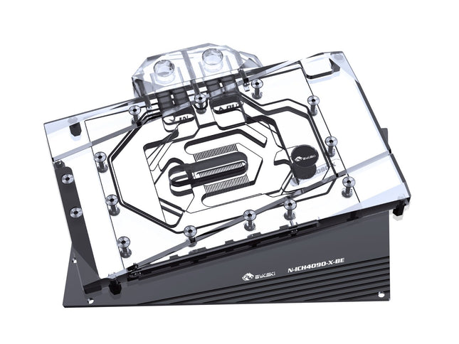 Bykski Full Coverage GPU Water Block and Backplate for INNO3D/AX GAMING GEFORCE RTX 4090 X3 (SELECT MODELS ONLY) (N-ICH4090-X)