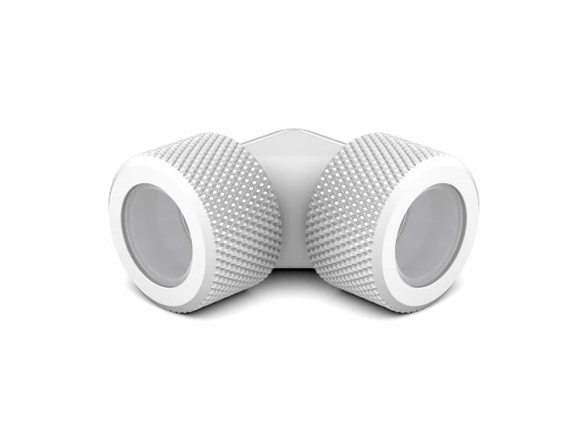 PrimoChill 16mm Rigid SX 90 Degree Fitting Set - PrimoChill - KEEPING IT COOL Sky White