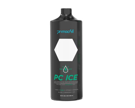 PrimoChill Ice - Computer WaterCooling Coolant, Low-Conductive, Transparent, Full Protection, Proudly Made in the USA (32oz/.9L) - Clear