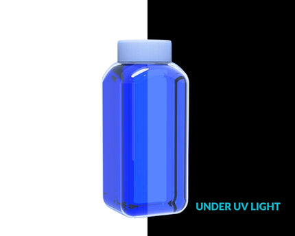 PrimoChill True - Computer WaterCooling Coolant, Concentrate, Low-Conductive, Transparent, Full Protection, PrimoPrep Included, Proudly Made in the USA (Yields a Gallon of Coolant) - UV Blue