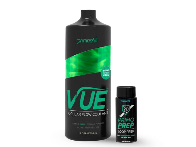 PrimoChill Vue - Computer WaterCooling Coolant, Visual Flow, Solid/Non-Transparent, Full Protection, PrimoPrep Included, Proudly Made in the USA (32oz/.9L) - Toxic Candy