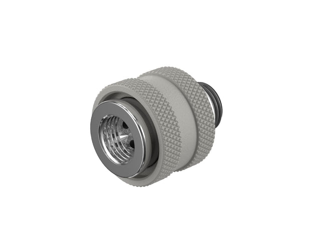 PrimoChill Male to Female G 1/4 SX Mini Pull Drain Valve - TX Matte Silver