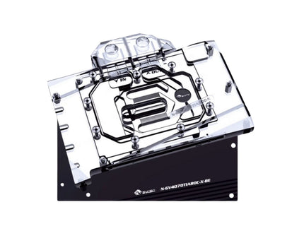 Bykski Full Coverage GPU Water Block and Backplate For GIGABYTE GeForce RTX 4070 Ti AERO/Gaming OC  (N-GV4070TIAROC-X)