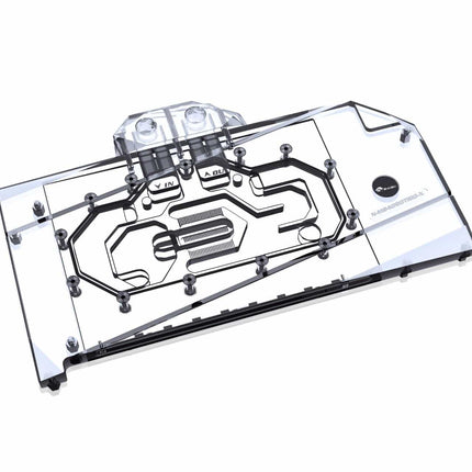 Bykski Full Coverage GPU Water Block and Backplate for MSI GeForce RTX 4090 Gaming X Trio (N-MS4090TRIO-X)