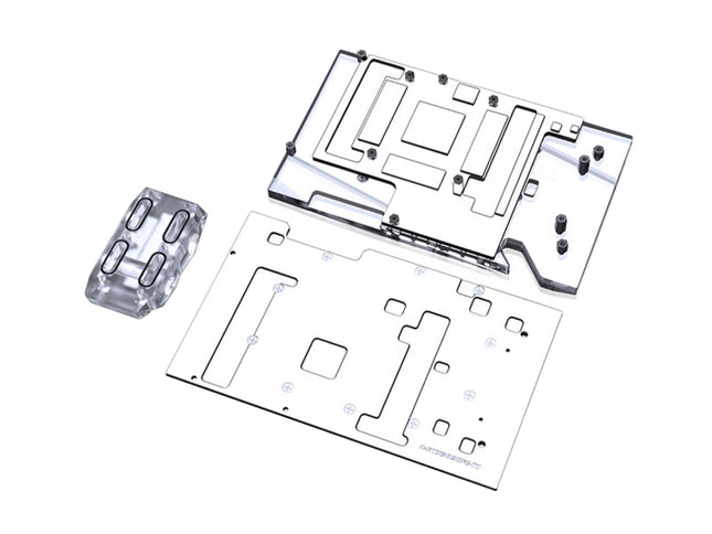 Bykski Full Coverage GPU Water Block w/ Integrated Active Backplate for NVIDIA GeForce RTX 3090 Founders Edition (N-RTX3090FE-TC-V2)