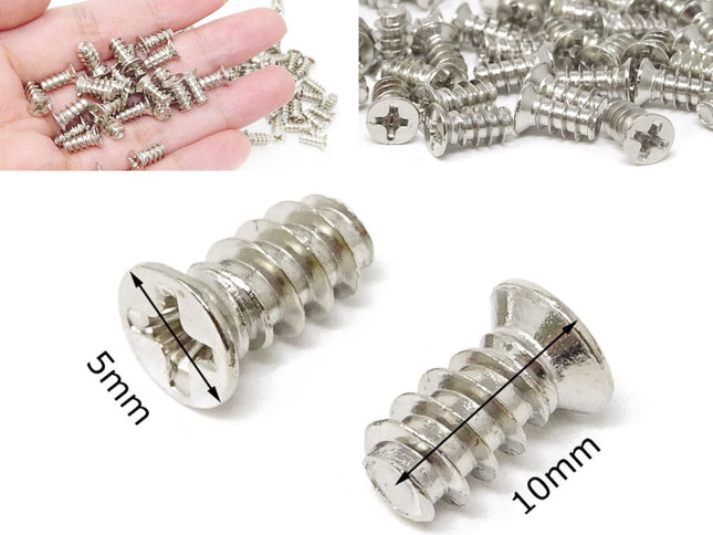 Standard Fan Screw - Silver - 100 Pack