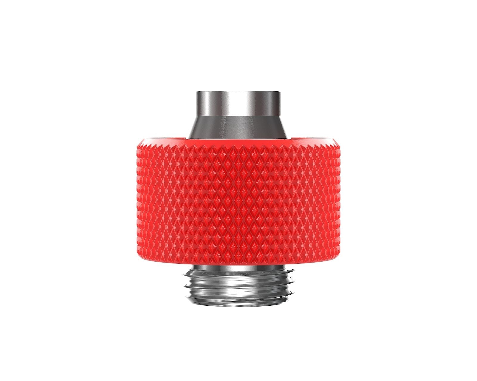 PrimoChill SecureFit SX - Premium Compression Fitting For 7/16in ID x 5/8in OD Flexible Tubing (F-SFSX758) - Available in 20+ Colors, Custom Watercooling Loop Ready - UV Red