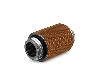PrimoChill Dual Male G 1/4in. SX Rotary Extension Coupler - Copper