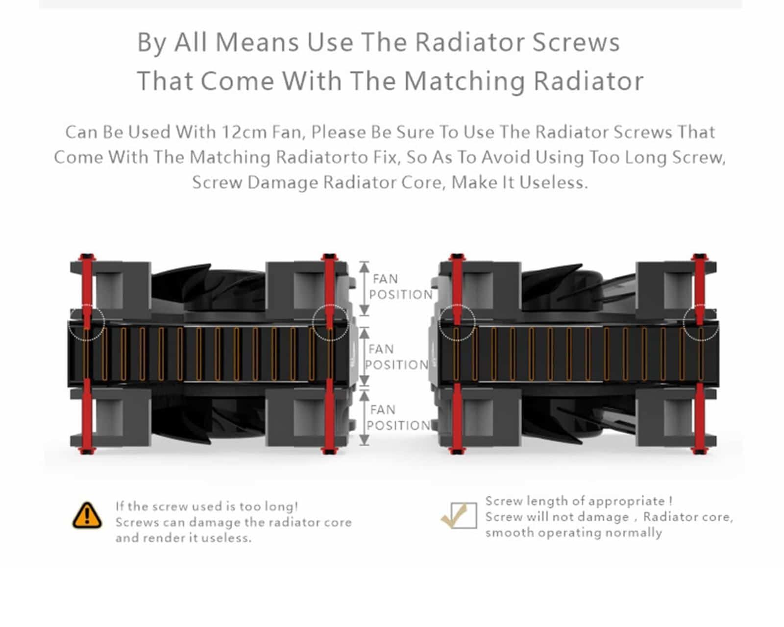 Rd12 Radiator Bykski 120mm x 30mm RC Series Radiator, 120mm x 1, Single Fan (CR-RD12 ...
