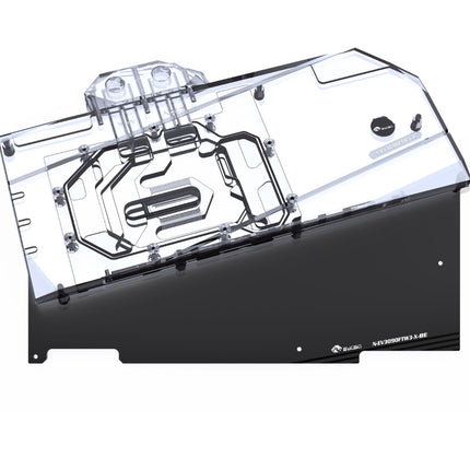 Bykski Full Coverage GPU Water Block and Backplate for EVGA RTX 3090/3080 FTW3 Ultra Gaming  (N-EV3090FTW3-X)