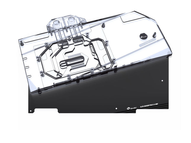 Bykski Full Coverage GPU Water Block and Backplate for EVGA RTX 3090/3080 FTW3 Ultra Gaming  (N-EV3090FTW3-X)