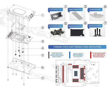 Bykski Armored End Port GPU Waterblock with Backplate For Gigabyte GeForce RTX 5080 Gaming OC 16G (N-GV5080GMOC-X-V2)